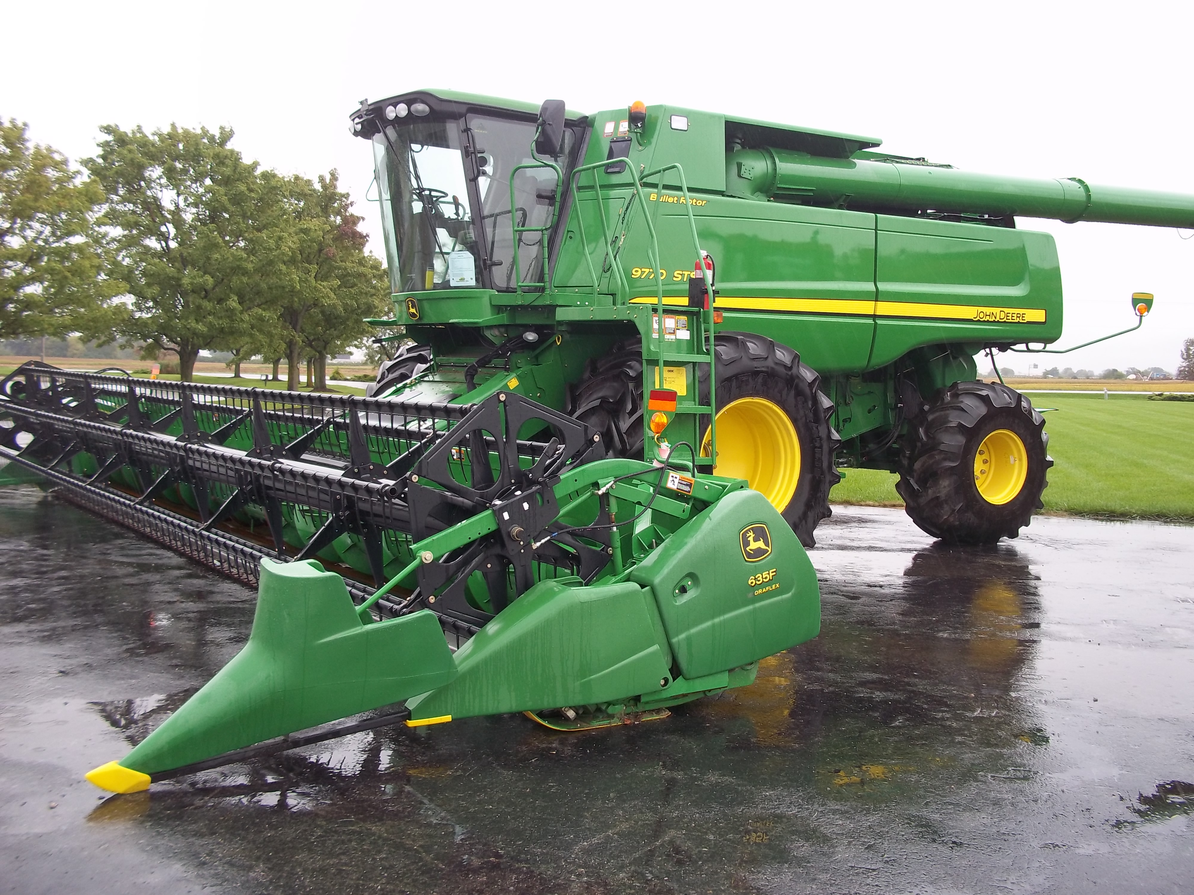 John deere harvester