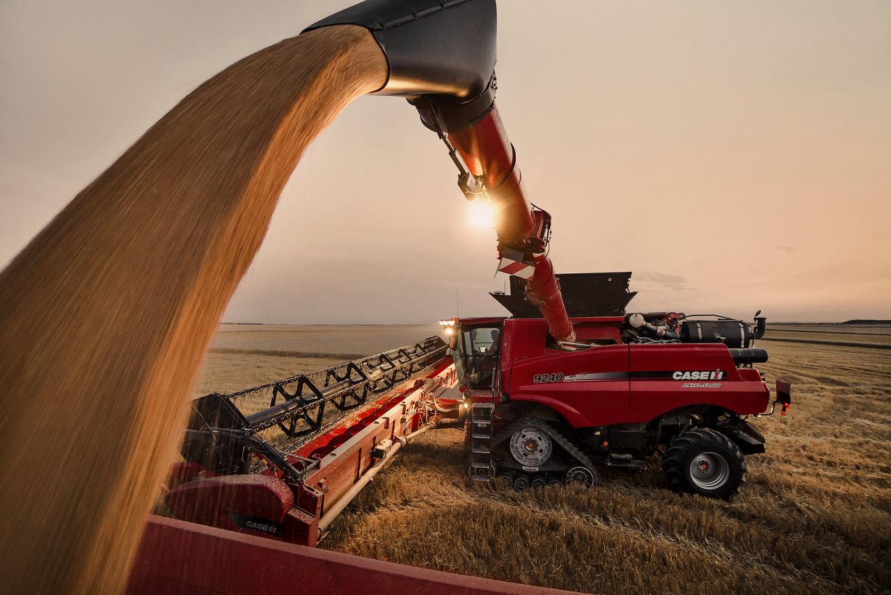 case combine Harvester