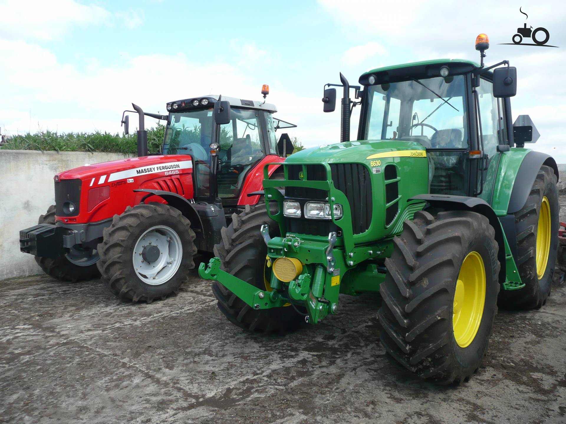 Case IH and John Deere